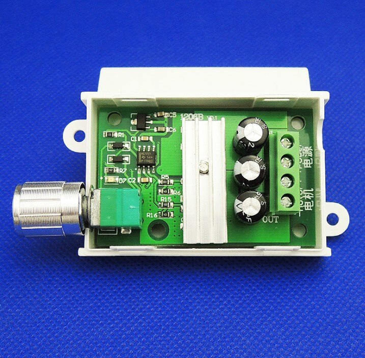 Pwm dc motor regulator 6 v 12 v 24 v 28v 3a hastighedsreguleringskontakt funktion shell 1206b