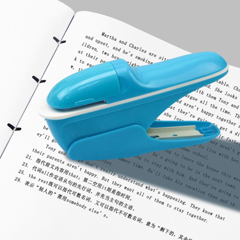 No Nails No Staples Stapling Machine Mini Stapleless Stapler Paper Stapling Stapler Without Staple Stapler Office Supplies