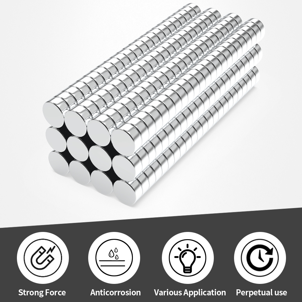 12x5mm Super Strong Round Magnet Powerful Refrigerator Magnets for Fridge, DIY, Building, Scientific, Craft, and Office Magnets