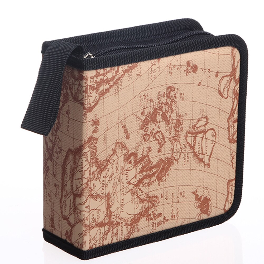 40/80 Disc Houder Beschermende Cover Organizer Thuis Kaart Streep Pakket Opbergtas CD DVD Box Case Carry Fotoalbum Auto