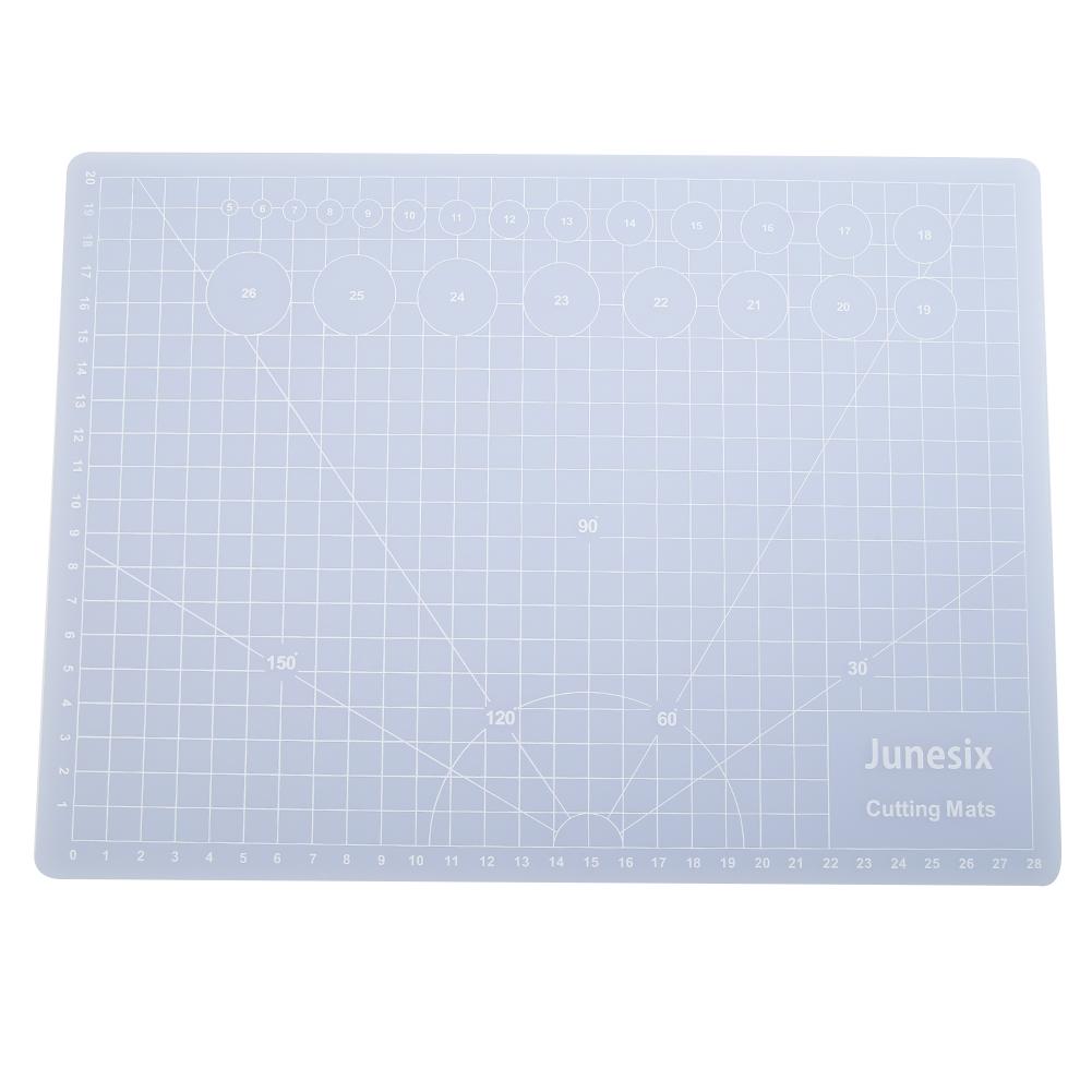 Transparent PVC Cutting Mat Pad Patchwork Tool Cut Board Writing Drawing Pad Safety and Reliability Kitchen Must Have Artifacts