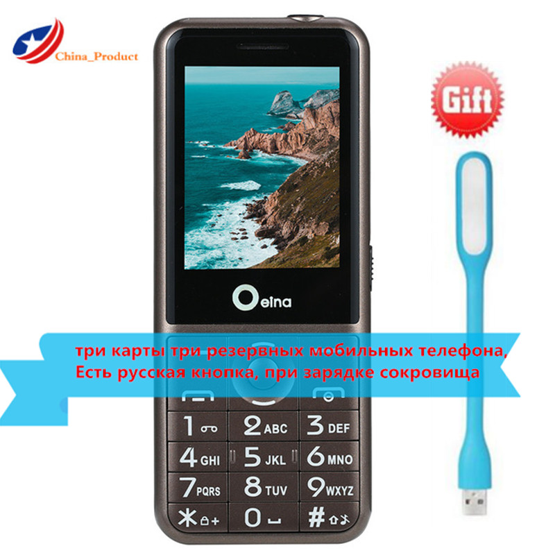 Original Oeina T18 2500mAh Powerbank big battery FM 3 Sim Cards Students Celular Pregnants Parents Mini Call Mobile phone