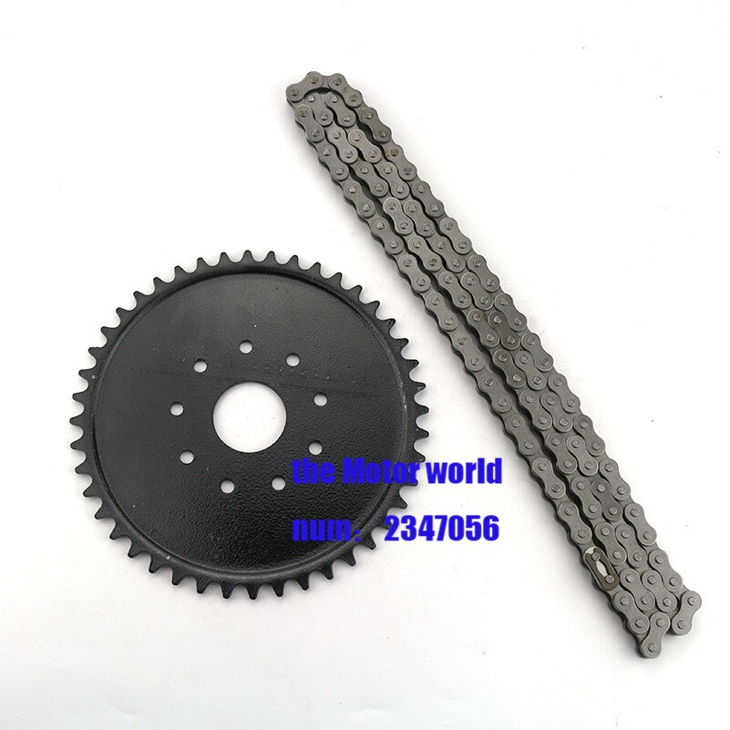 415 Chain and 44T Tooth 9 Hole Rear Sprocket Master&Drive Sprocket Fits For 49cc 66cc 80cc Motorized Bike Engine Parts: chain and sprockets