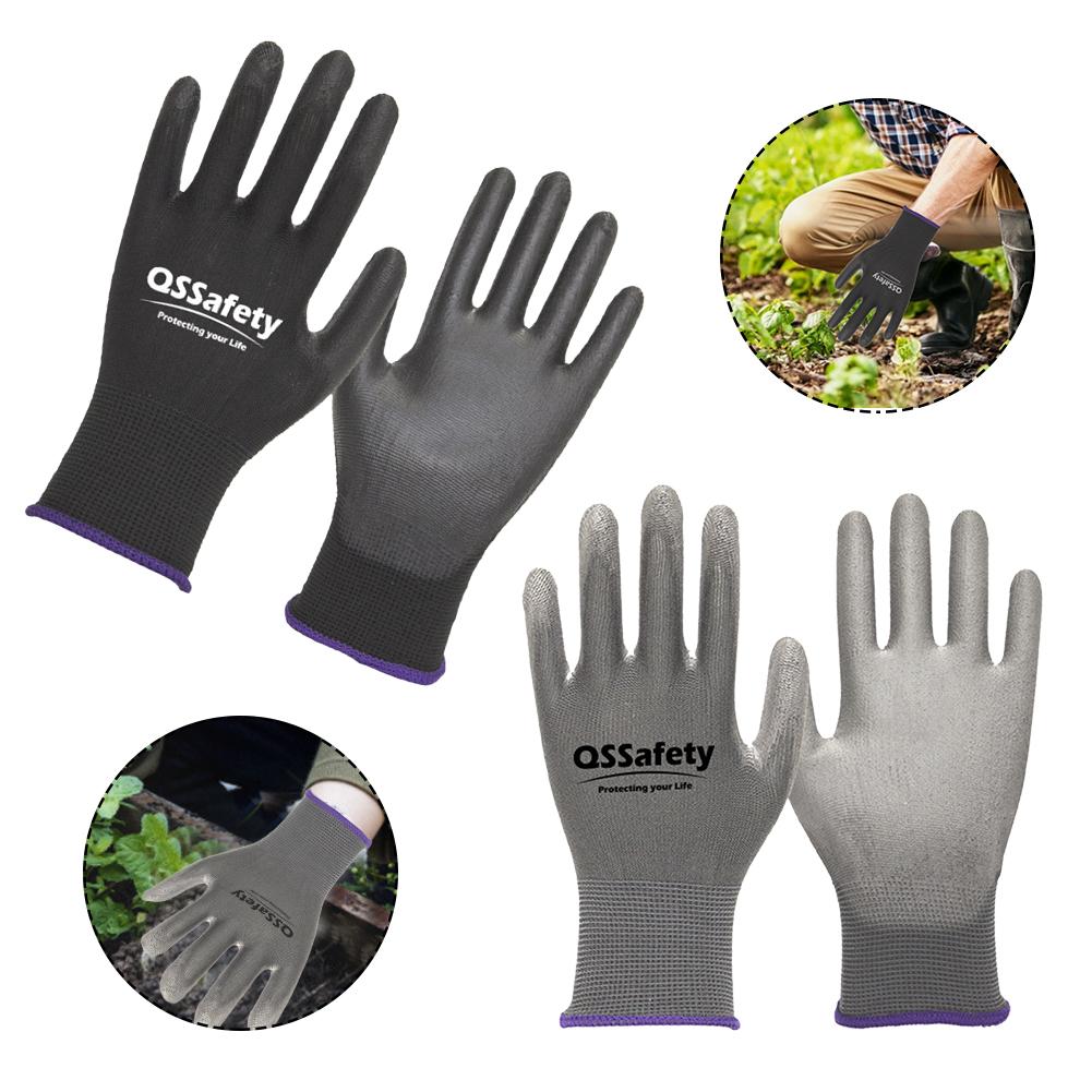 Guantes de jardín jardinería guantes de caucho de nitrilo resistente al desgaste rápido y fácil para cavar y planta de guantes para cavar la plantación de herramienta de jardín