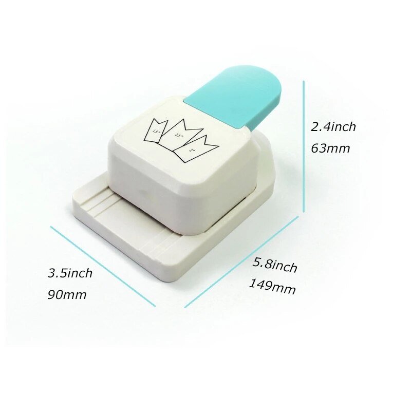 De Punch Tag Top Punch Straight 1.5, 2 Of 2.5 Inch Tag Papier Stoten Voor Scrapbooking Craft Diy Tag Punch Papier Punch