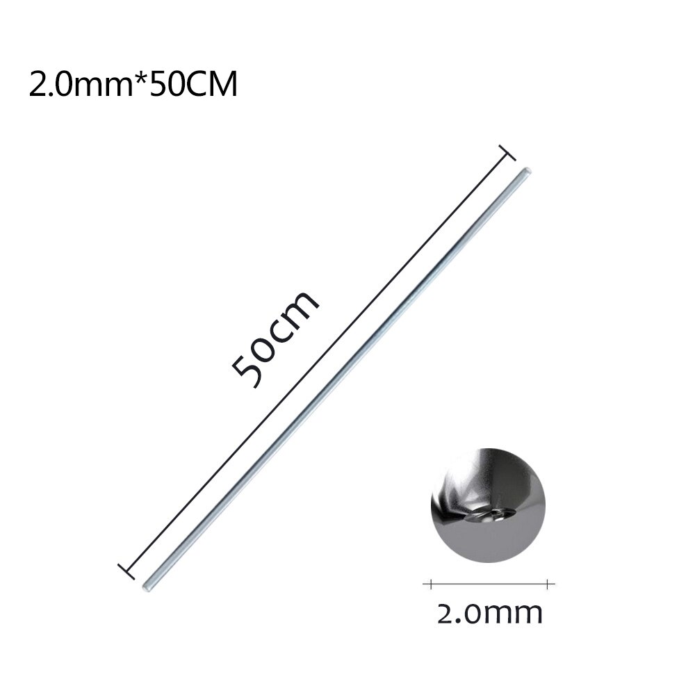 10PCS 2mm*50cm Low Temperature Aluminum Solder rod Welding Wire Flux Cored Soldering Rod No Need Solder Powder