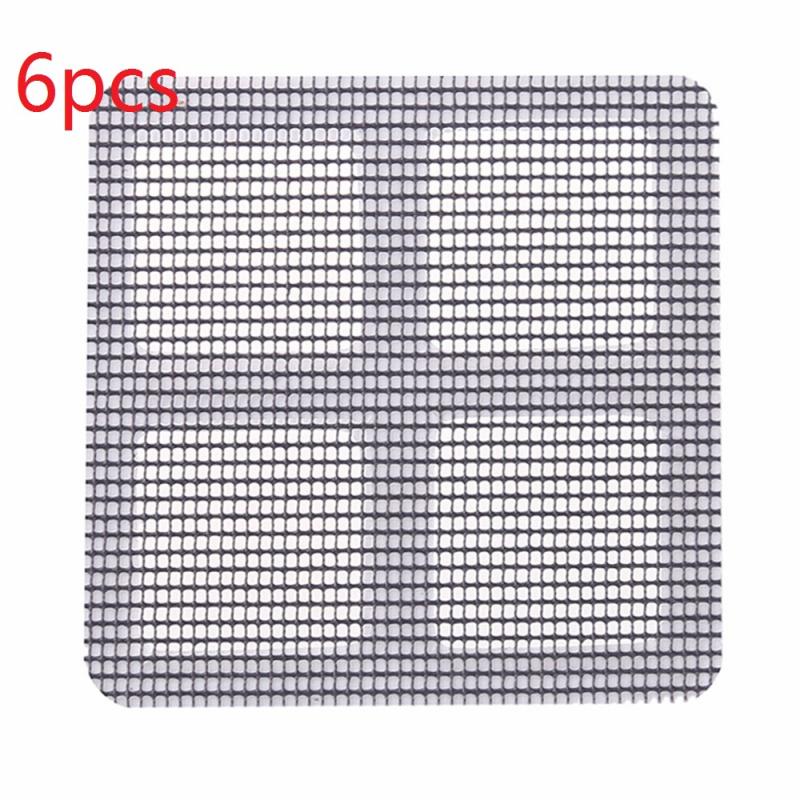 Pegatinas para reparar pantallas del hogar, cortinas de puerta, malla, cinturón con hebilla de ventana: 6pcs
