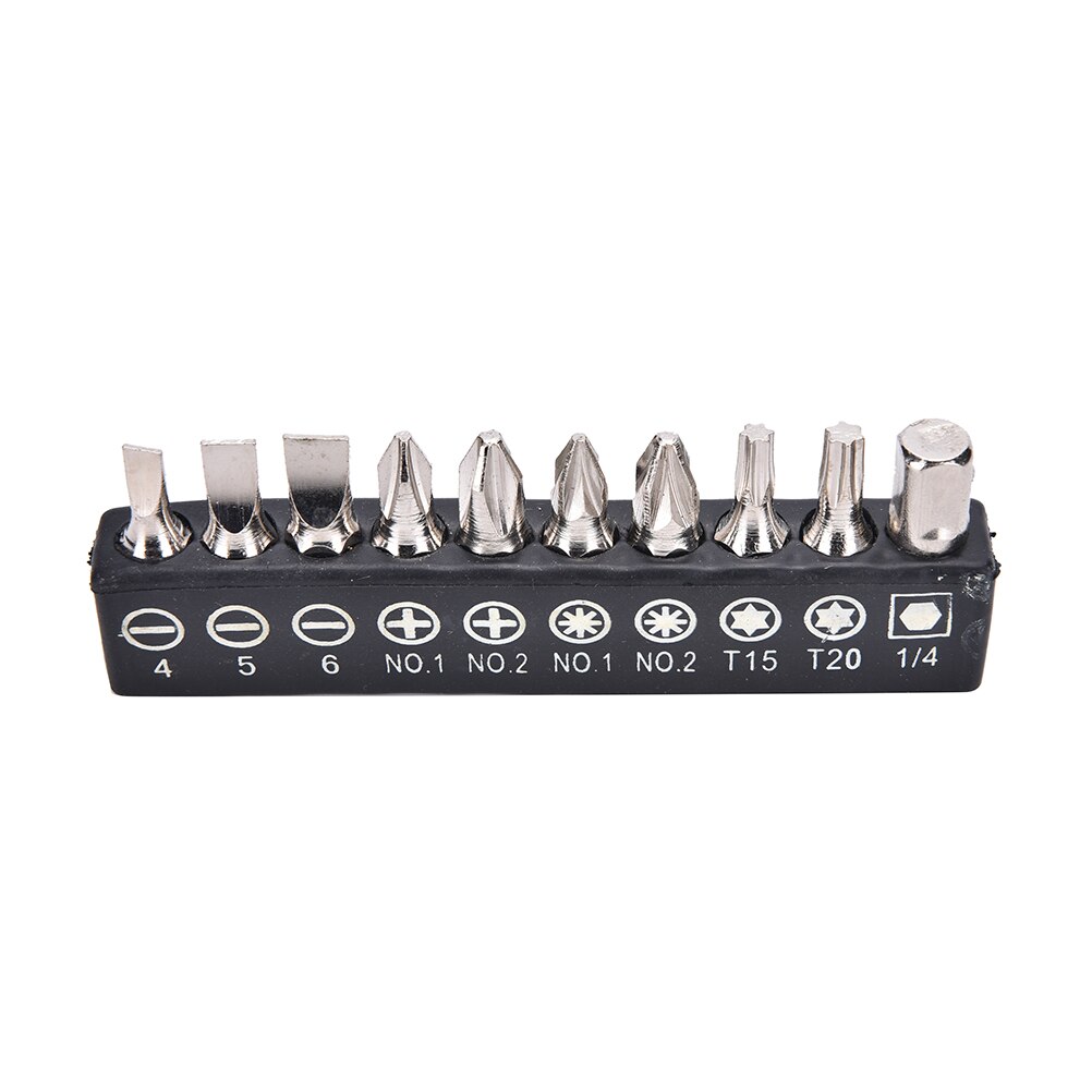 10pcs/Set Electric Alloy Steel Screwdriver Bits For Screwdriver Set Multifunctionl Versatile Screwdrivers