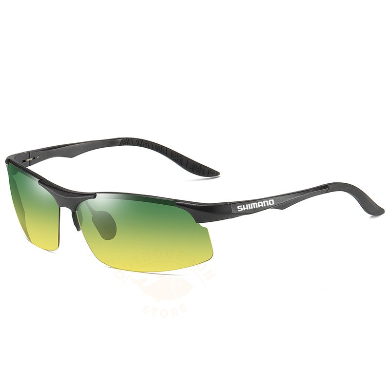 Shimano-gafas de sol polarizadas para hombre, lentes de sol polarizadas con visión nocturna, para día y noche, novedad de 2022: C13Day and night use