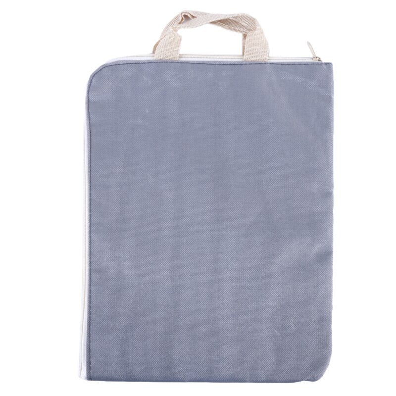 Large Canvas A4 File Folder Document Bag Business Briefcase Paper Storage Organizer Bag Stationery School Office Supplies