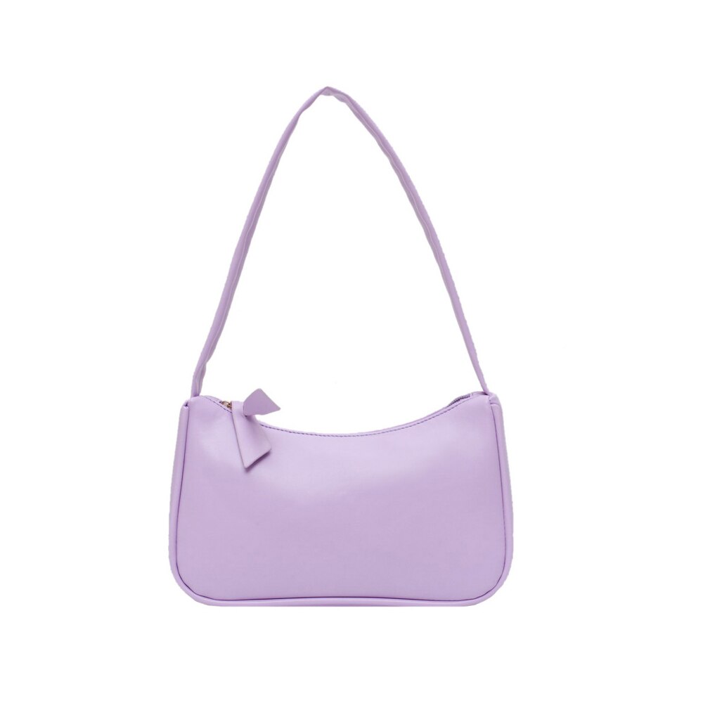 Bolso de mano Retro para mujer, bolsa pequeña subaxilares, informal, Retro,: purple