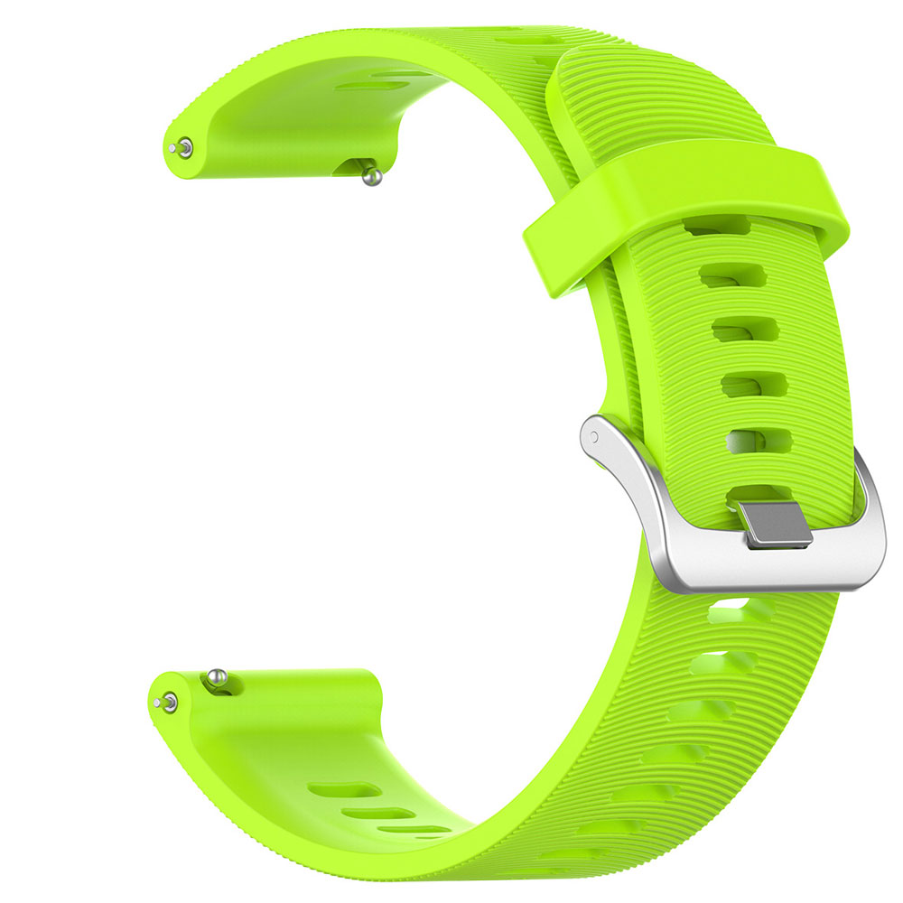 20mm pasek zegarka dla Garmin Forerunner 245 245M 645 Smartwatch na rekę zespół silikonowy dla Vivoactive3 3 muzyka Venu bransoletka: 20mm Universal / green