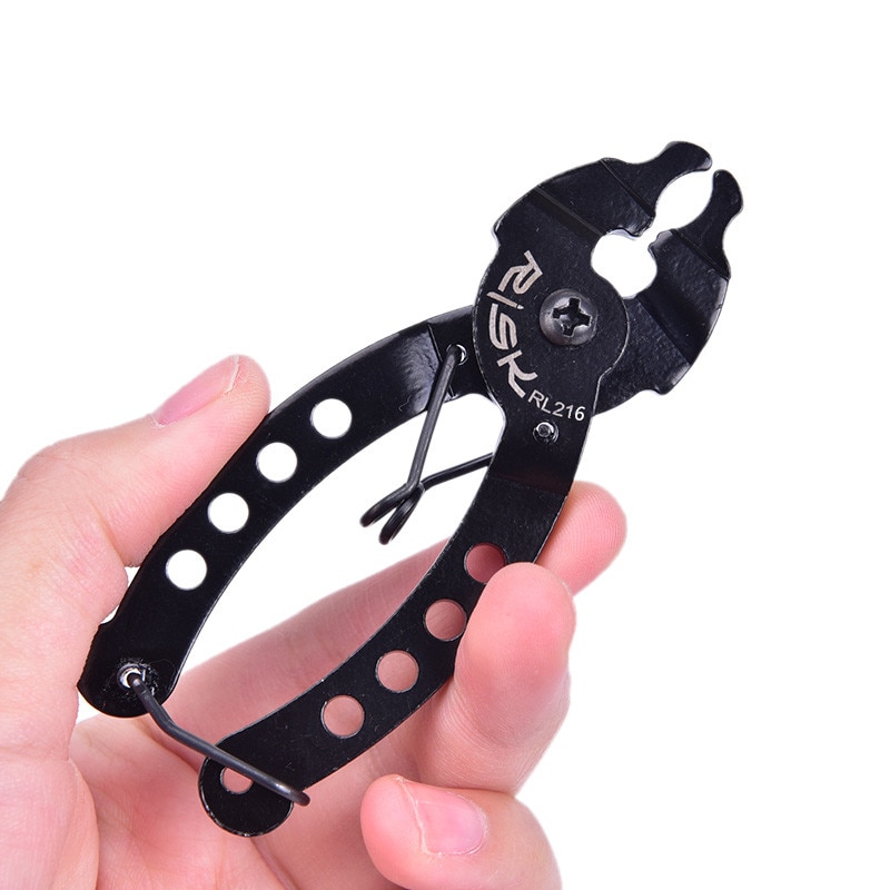 1 Uds bicicleta cadena enlace rápido abrir cerrar herramienta Alicates para eslabón maestro bicicleta Botón de cadena mágica pinza de herramientas de eliminación de 9,2 CM