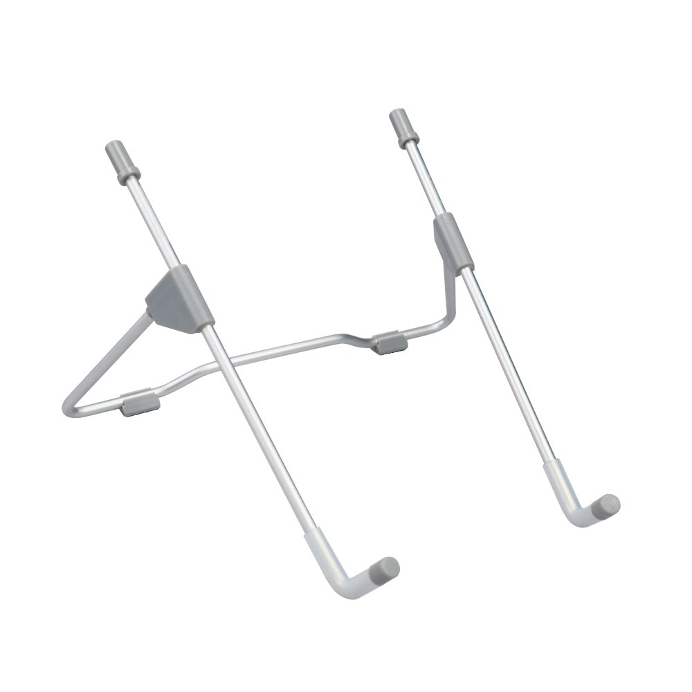 Laptop Tablet Stand Portable Folding Stand Tablet Top Anti-skid Angle Height Adjustable Bracket Home Office: Silver