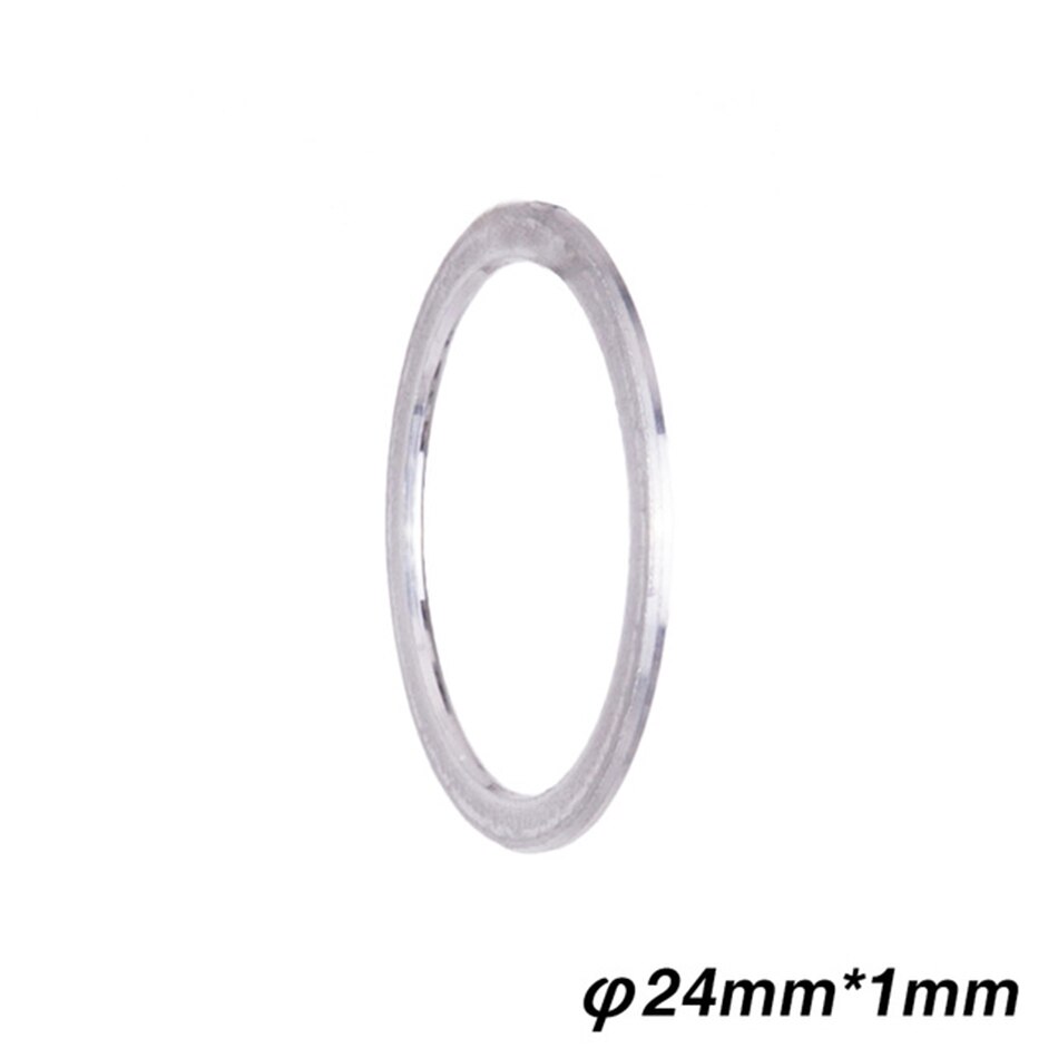 MTB Bike BB Axis Bottom Brackets Washer Thickness 1/2/3mm Crank BB Spacer Diameter 24mm Road Mountain Bicycle Parts: Default Title