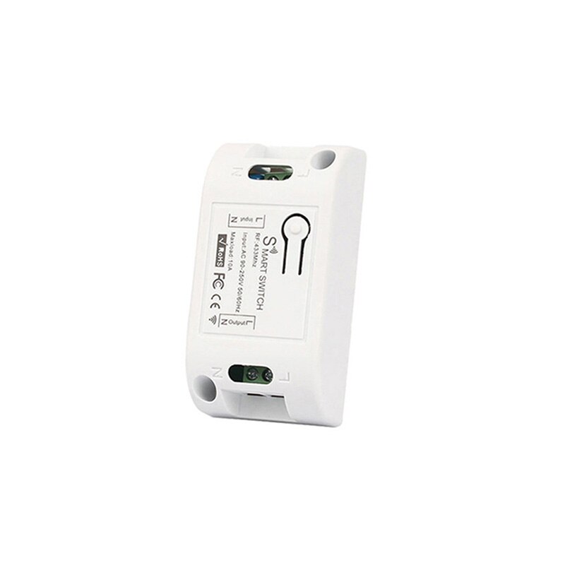 433 Mhz Ac 220V 110V 1CH Draadloze Rf Afstandsbediening Schakelaar Led Nachtlampje Schakelaars Drukknop 86 muur Panel Afstandsbediening Zender: Lamp controller