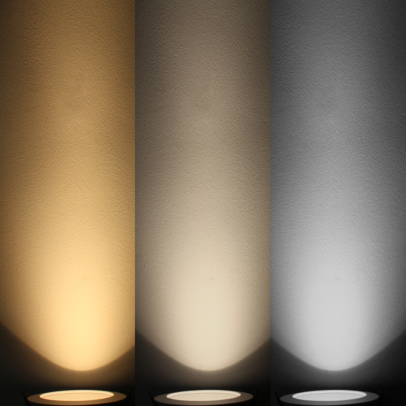 Downlights LED Dimmable 5W 7W 9W 12W COB Encastré Plafonniers Spots pour Salon Fond Boutique Comptoir AC90V-260V: RGB / 1s