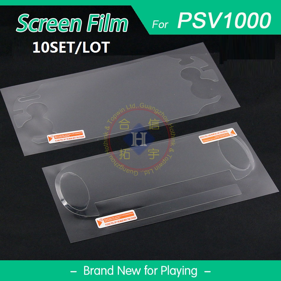 HOTHINK 10 X Ultra Clear Screen Protector LCD Film Voor + achterkant film voor PS Vita PSV 1000 PSVITA PCH-1000 PSV1000