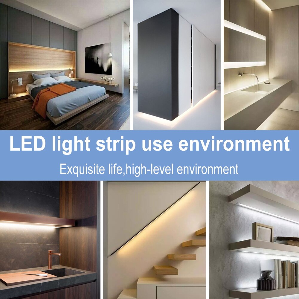 5M USB Tira led Stripe Light Waterproof Flexible Lamp Tape Motion Sensor Kitchen Closet Cabinet Stair Night Light Led Lamp Strip