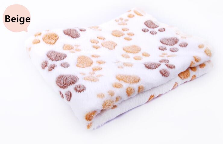 Warm Winter Pet Dog Bed Deken Coral Fleece Soft Touch Grote Maat Gedrukt Kat Slapen Quilt Matten Thuis Decoratie Huisdieren product: 2 / M