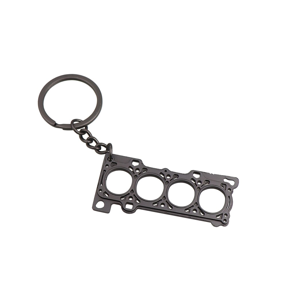 JDM car piston engine cylinder keychain turbo piston connecting rod key ring trend key ring accessories: Cylinder keychain