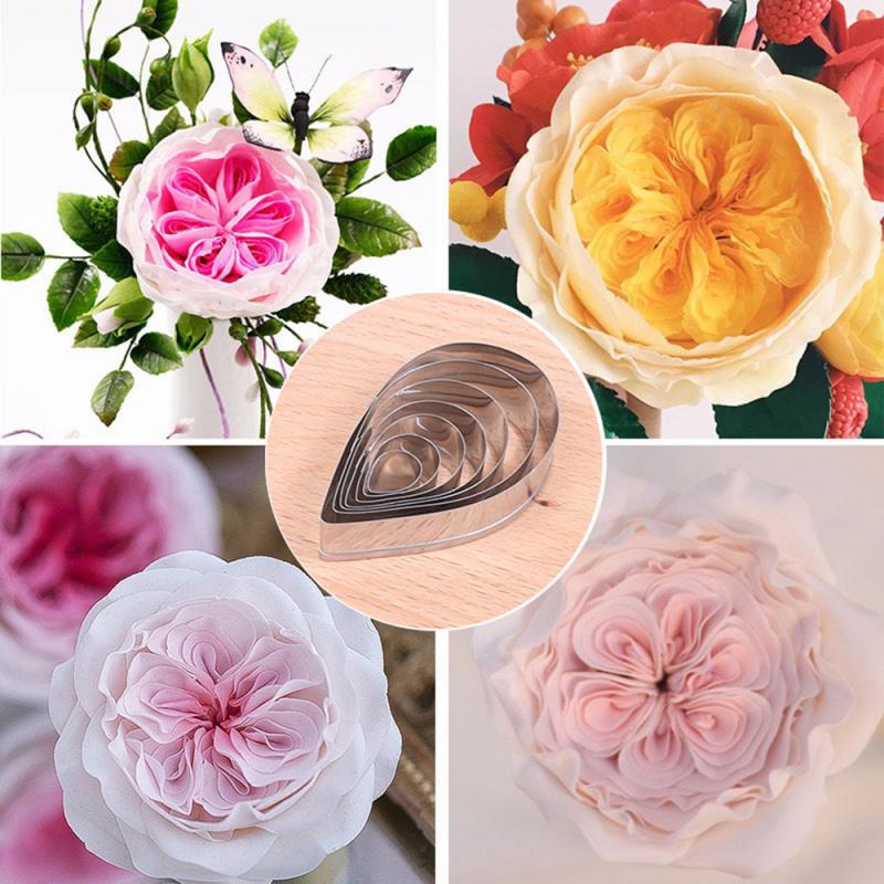 7pcs Stainless Steel Cookie Cutter Cake Biscuit Baking Mold Kitchen Bakeware Tools Cake Decorating Kitchen Baking Tool