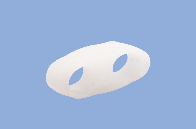 60Pairs Gel Toe Separator Small Toe Spreading Gel Bunion Shield Bunion Little Toe Cushion Pinky Toe Separators Sport Spacers: white