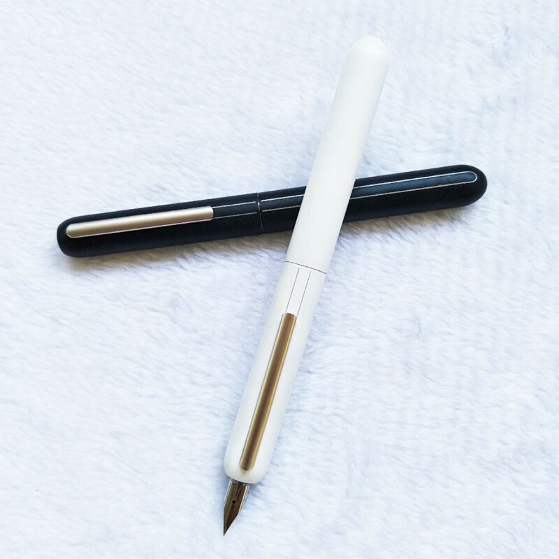LM Focus 3 Fountain Pen Black Titanium Dialog Series 14K Gold Tip Ink Pen Stationery School&amp;Office Supplies Writing Pen