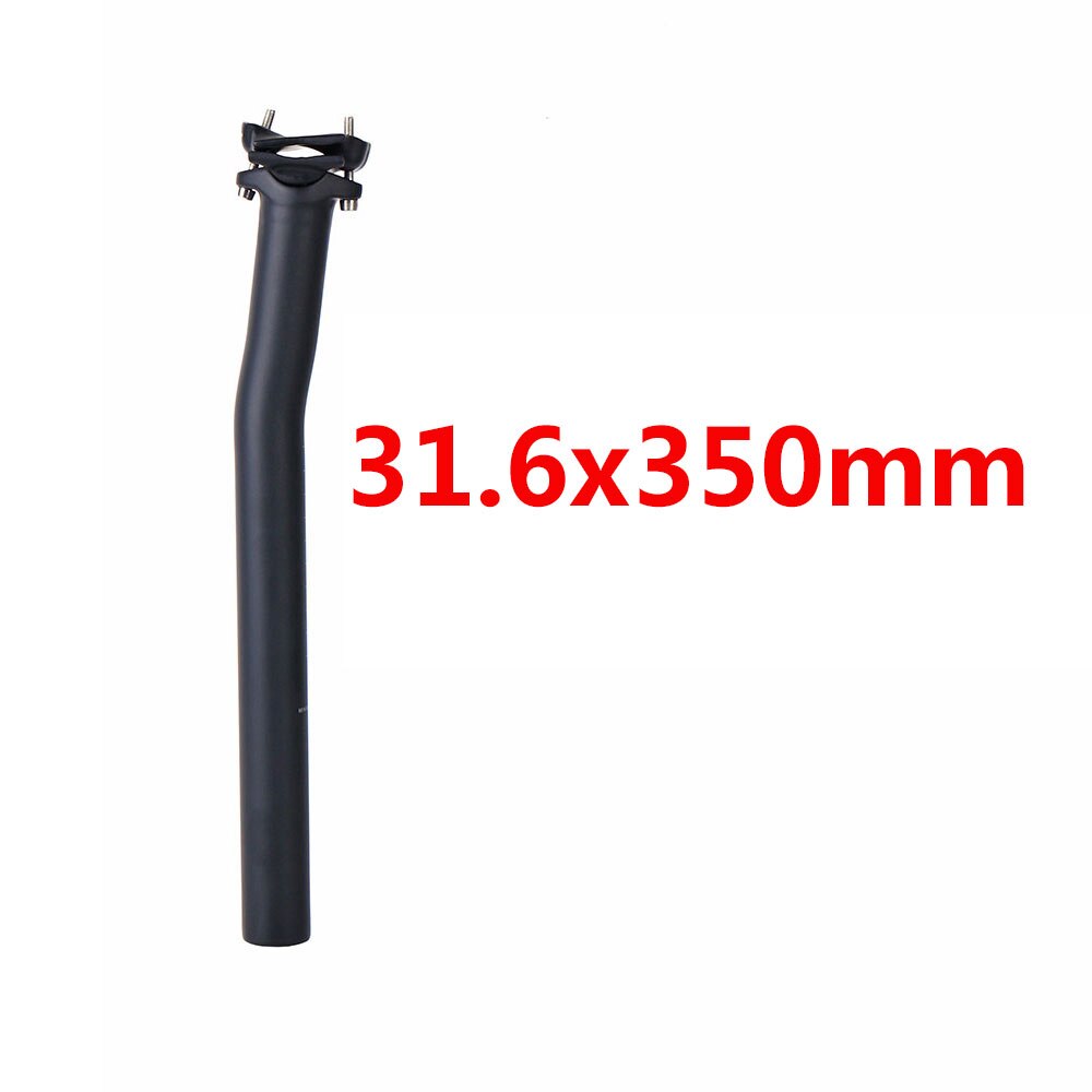 ELITA ONE Carbon Fibre Bicycle Seat Post Offset 20mm Mountain Bikes SeatPost Road Bicycles SeatPosts 27.2/31.6mmx350/400mm: 31.6x350mm-7266