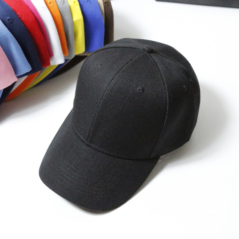 Casquette de Baseball pour femmes | Casquette décontracté, solide, ombrage solaire, Hip-Hop, Style coréen, tout-assorti, chapeau doux Kawaii, Chic, pour femmes: black