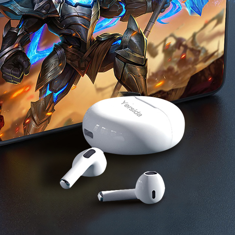 Yersida HT38 TWS słuchawki bezprzewodowe Bluetooth HeadphonesTouch Mini zestaw słuchawkowy podwójny mikrofon Stereo słuchawki douszne odpowiednie dla Apple i Android