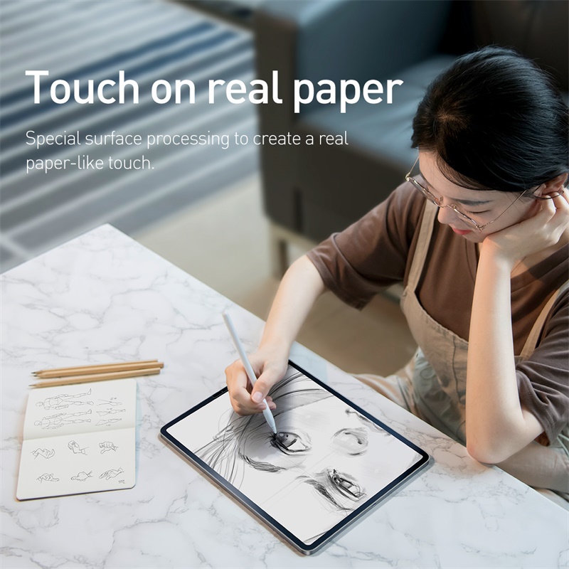 Baseus Papier Als Screen Protector Film Matte Pet Anti Glare Portect Schilderen Film Voor Ipad Pro 12.9 11 10.5 9.7 7.9 Inch