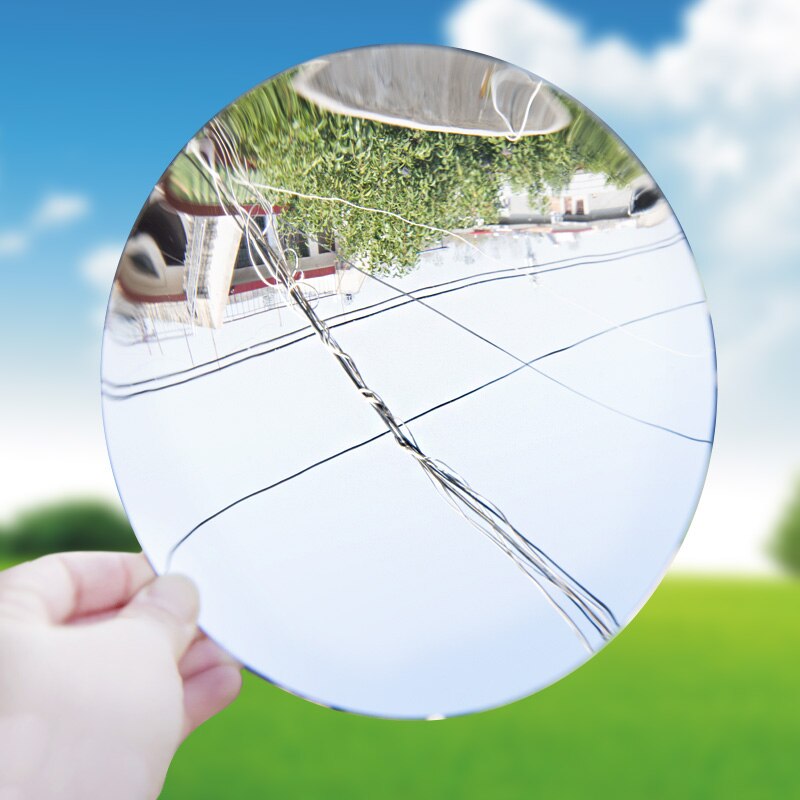 Espejo parabólico acrílico plástico foco cóncavo protección UV resistente reflectante y duradero