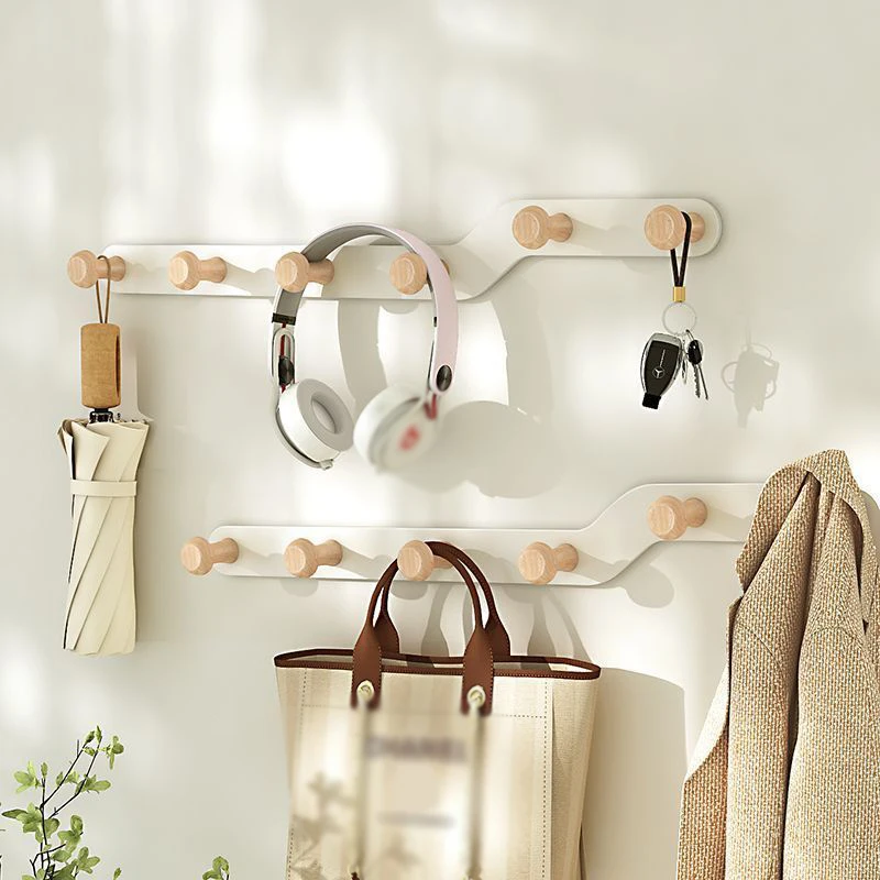 4/5/6/7/8 Tür hinten Haken Kleidung Mantel Hut Schal Schlüssel Kleiderbügel Wandre gal für Wohnzimmer Küche Bad Organizer Halter