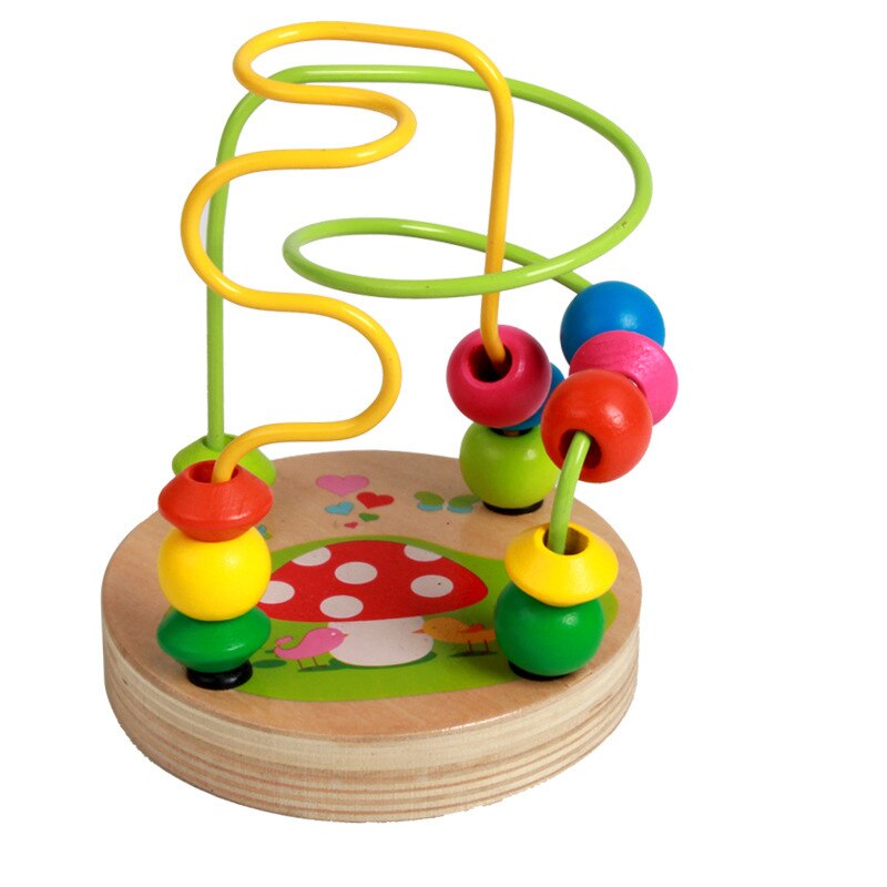 Mini Mathematik Spielzeug Matze Achterbahn Zählen Kreise Korn Draht Früer Pädagogische Karikatur Tiere Holz Spielzeug Für Chilrden Kind Baby: B