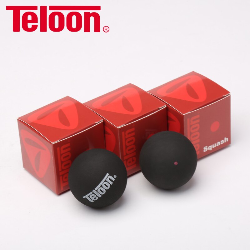 Teloon squashbold forskellig hastighed til mellemliggende begynderketsjerketchere squash raquetasbold  k025 spc