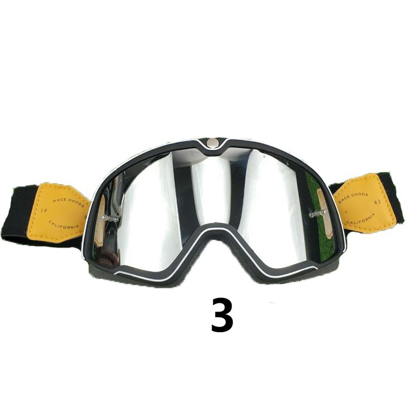 MX Off Road-gafas para Motocross, cascos de Moto de cross, gafas de esquí, ATV, Retro: as the picture 3