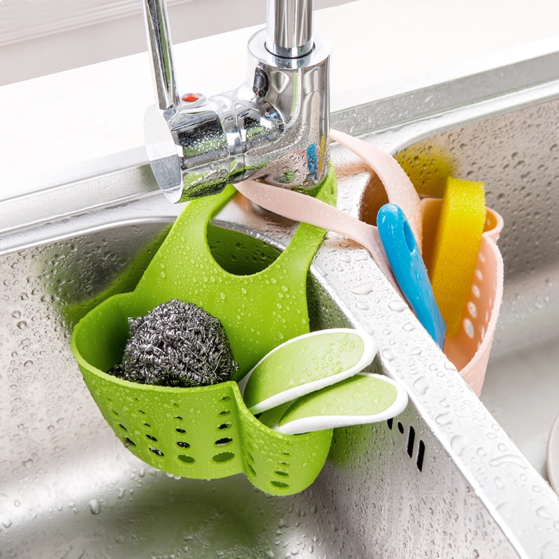 Køkkenudstyr bordservice vaskehylde opbevaringskurv badeværelse sæbe hængende hylder vandhane tøjvask