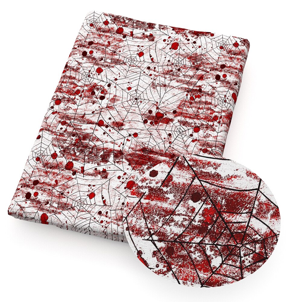 50*140cm halloween-tematryck polyester bomullstyg för tissue barn hemtextil för sömnad docka brudklänning  ,1 yc 11374: 1107814001