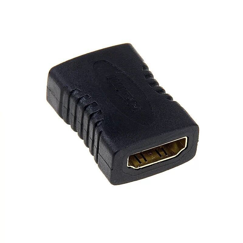 1080P 1 In 2 HDMI Splitter Adapter Male To 2 Female Onversion Head Adapter HDMI Male To Female Conversion Cable: 1 Pc