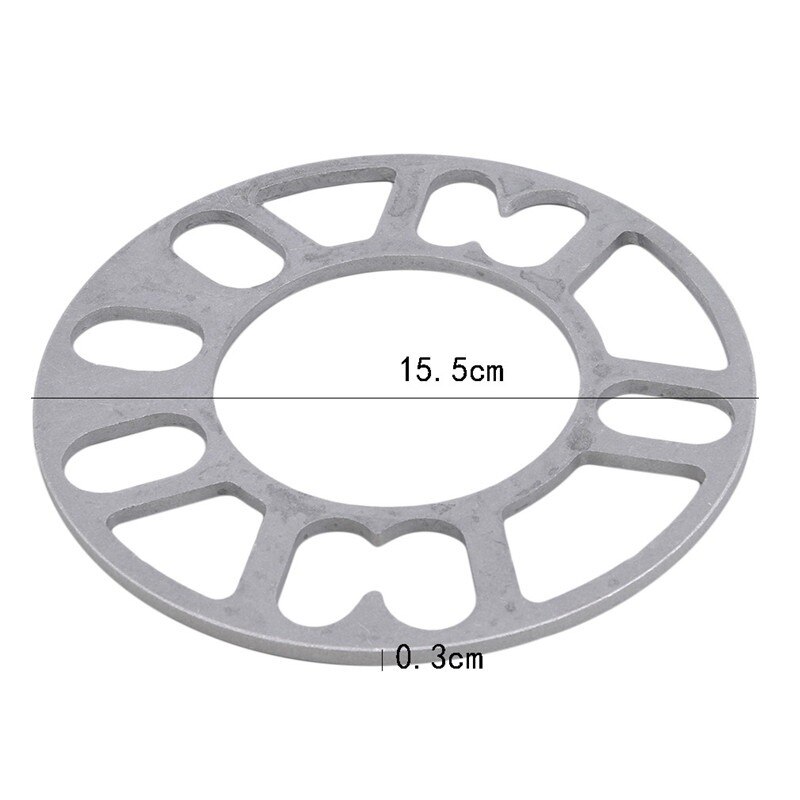 2x 1” Thick 4x4.5 (4x114.3) Wheel Spacers – 71mm Bore, M12x1.5 Studs – Fits Acura Honda Hyundai (CTM)