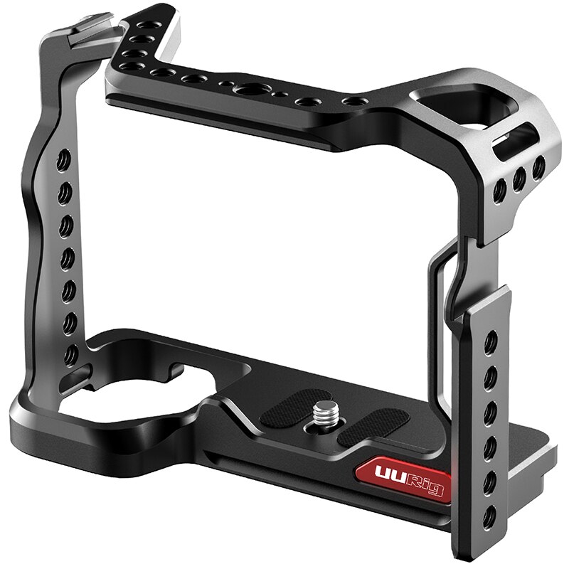 UURig Metallo gabbia rig per Sony A73 A7III A7R3 A7M3 rig con Arca svizzero e Arri Foro Estendere Freddo scarpa montare Mic Luce: Default Title