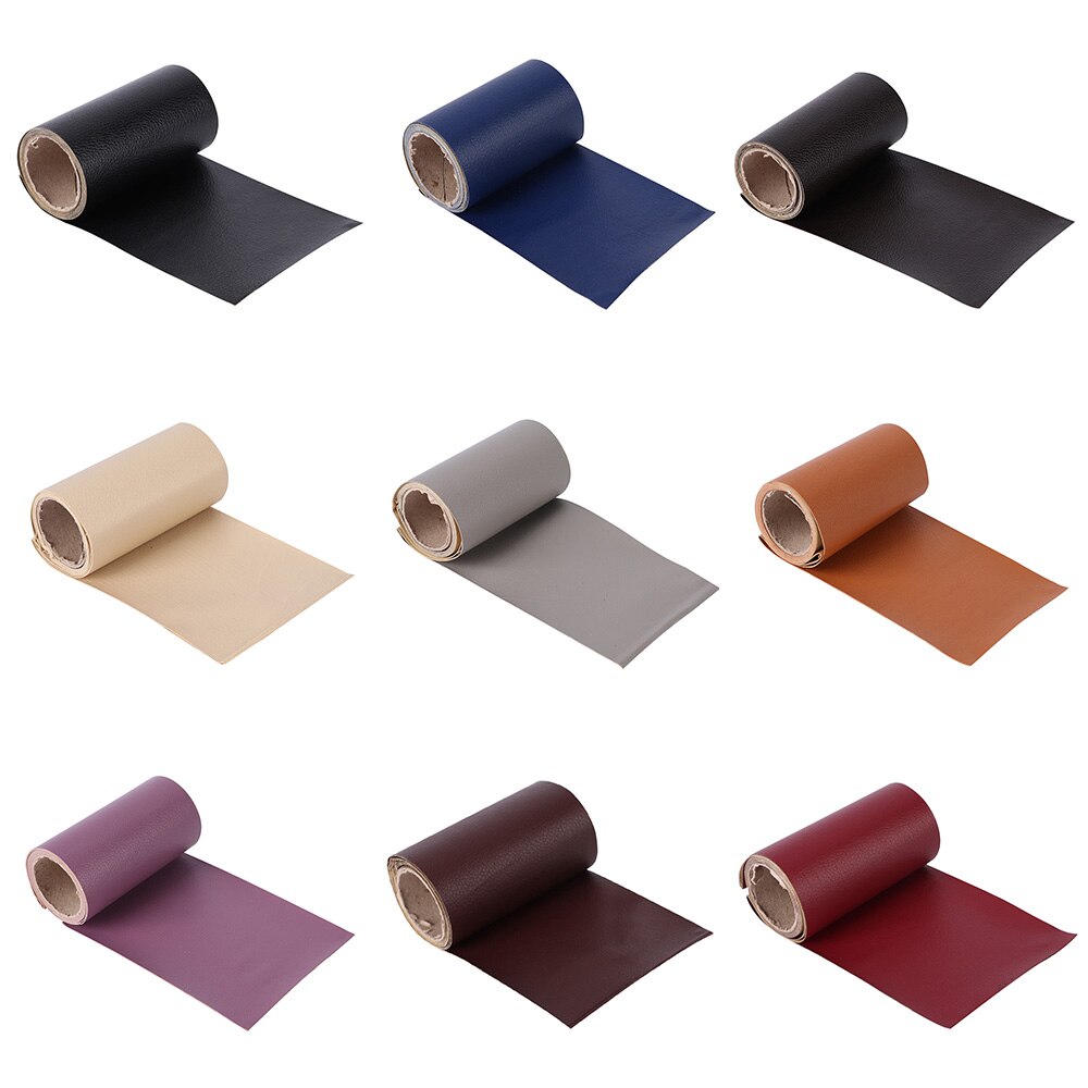1Roll Leather Patches Self-Adhesive PU Repair Patch Couches Repair Stickers For Sofas Bags Furniture Driver Seats