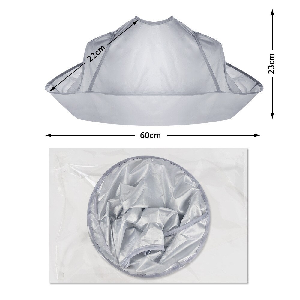 50-70 cm vattentät hårklippning kappa cape salong frisör frisörskydd hårsamlare tyg inpackning vikbart rakförkläde hår