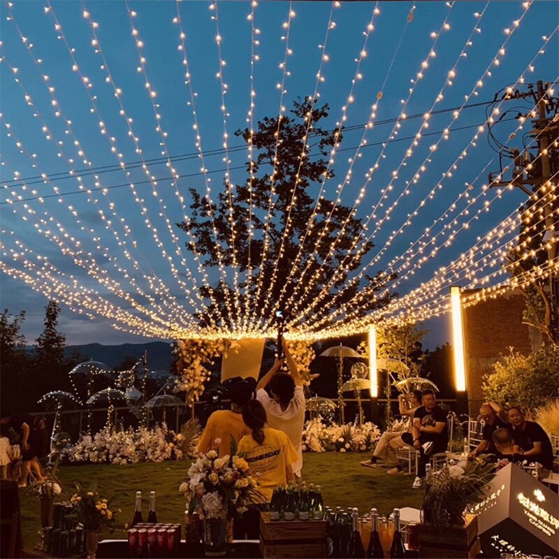 Lights String Outdoor Waterdicht Kerst Dag Party Sprookje Lamp Bruiloft Huishoudelijke Jaar Decoratie