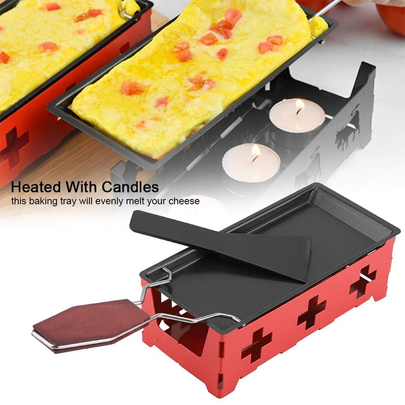 Kaas Raclette Rekbaar Non-stick Kaas Rotaster Bakplaat Iron Metalen Grill Plaat Keuken Kaas Smelter Accessoires