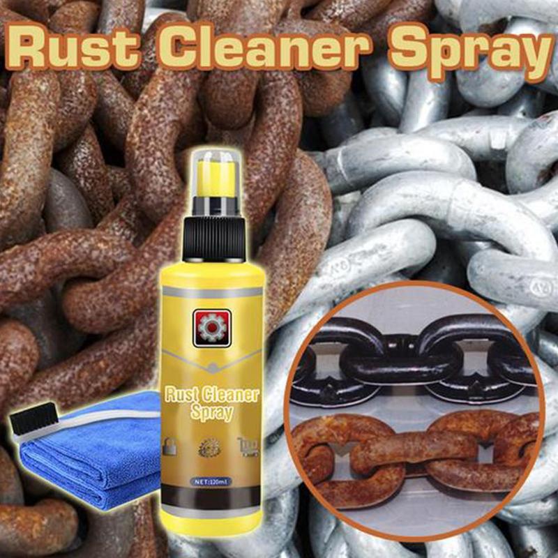 120ml portátil multifuncional removedor de ferrugem spray janela inibidor de ferrugem spray manutenção do carro limpeza forte remoção de ferrugem