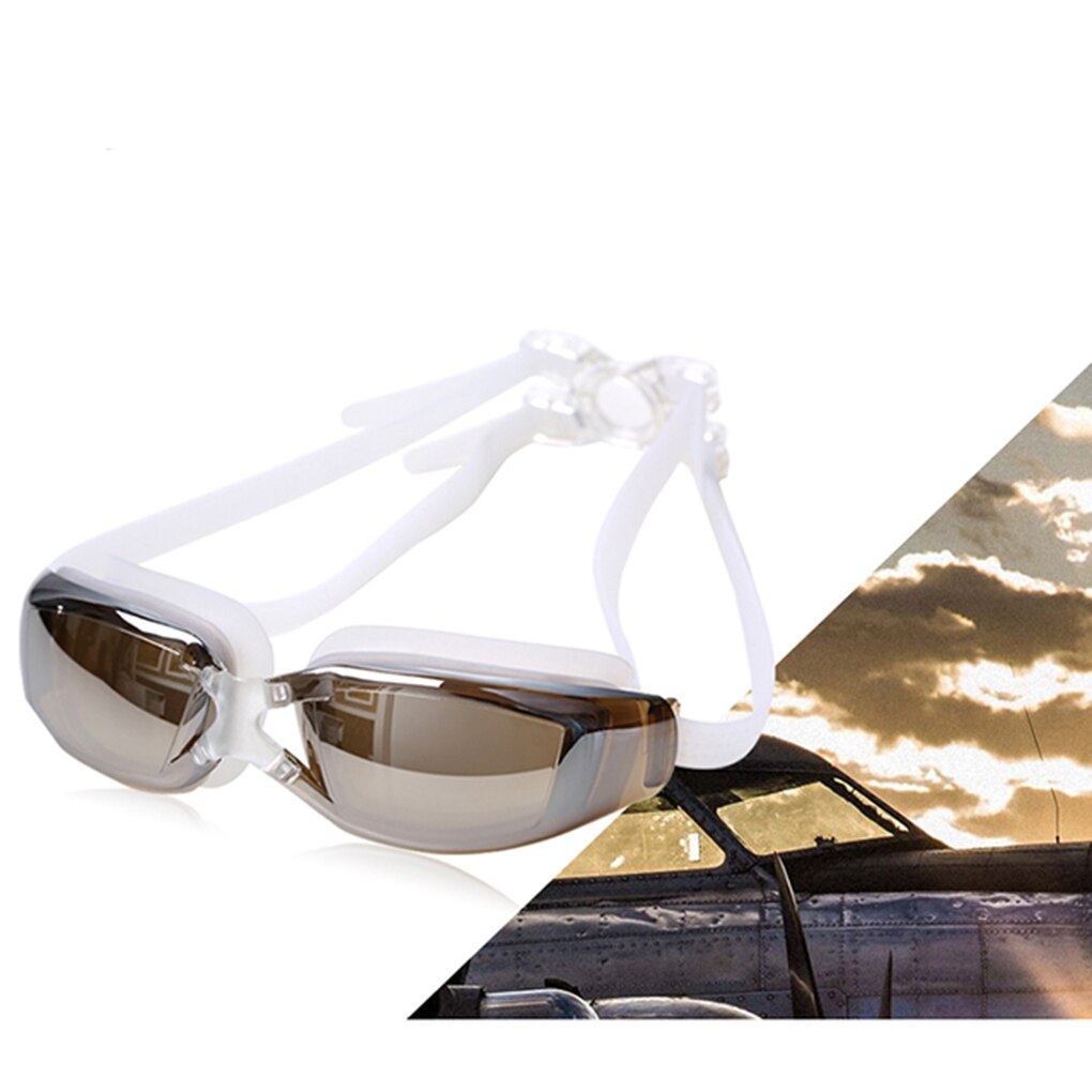 La myopie lunettes de Natation Bouchon D'oreille Adulte Piscine Lunettes anti-buée Hommes Femmes Optique lunettes étanches