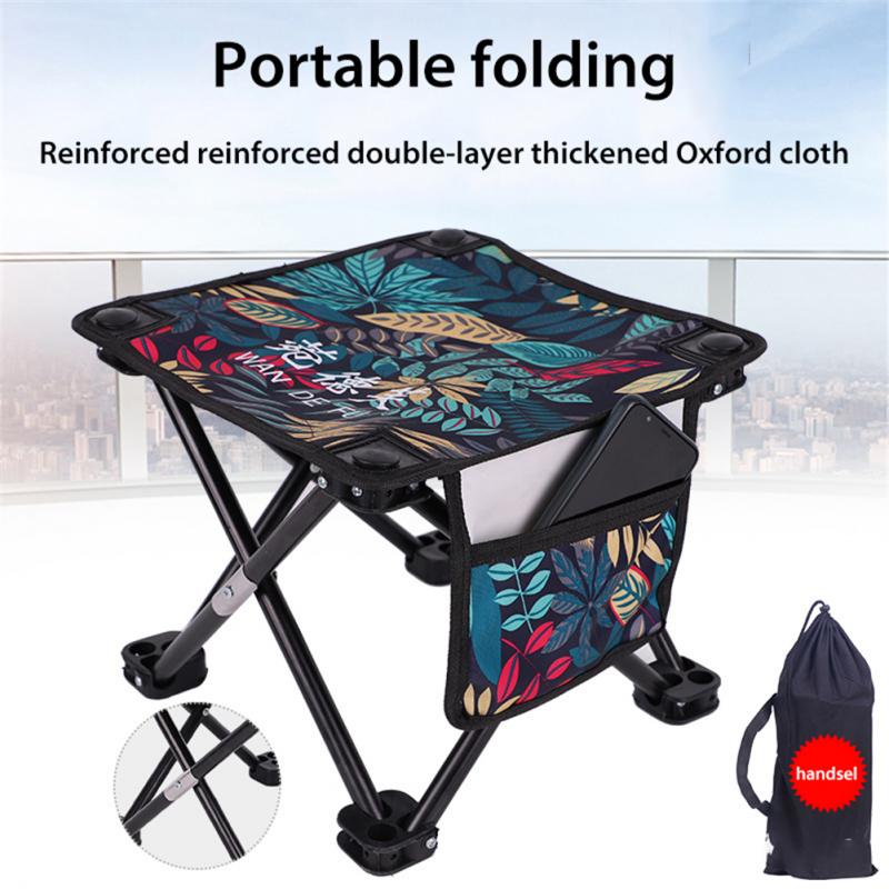 Chaise de pêche Maza, capacité de charge de 150kg, résistante à l&#39;usure, Camping en plein air, pliante, Ultra légère, Art, croquis, tabouret carré, Portable