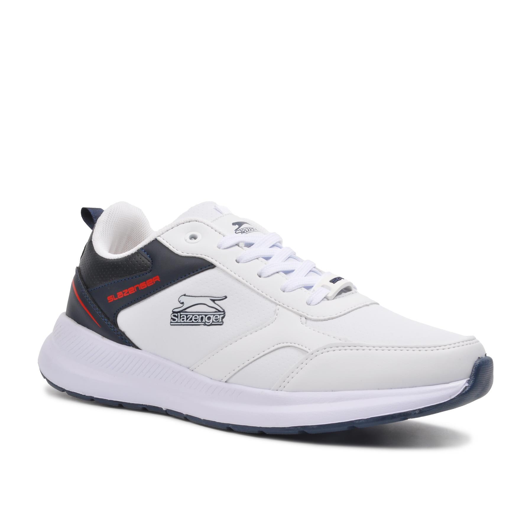 Zapatillas deportivas Slazenger Zero para hombre, color blanco y azul marino